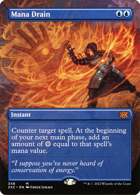 2X2: Mana Drain (Borderless) (Foil)