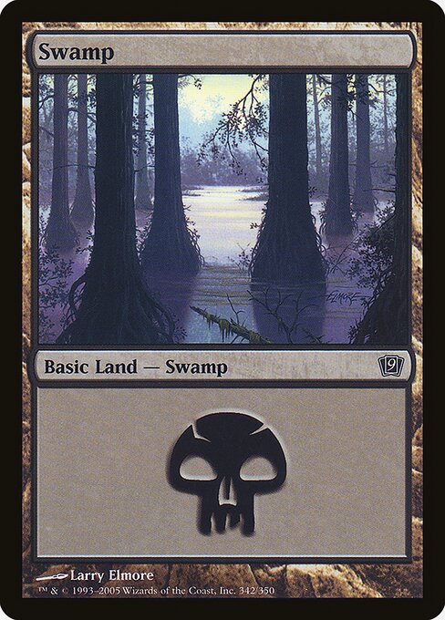 9ED: Swamp (342) (Foil)