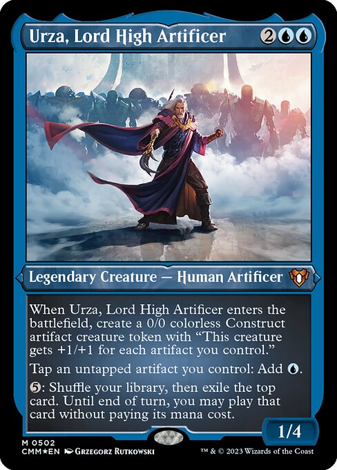 CMM: Urza, Lord High Artificer (Foil Etched)