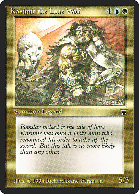 LEG: Kasimir the Lone Wolf