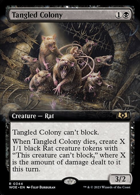 WOE: Tangled Colony (Extended Art) (Foil)