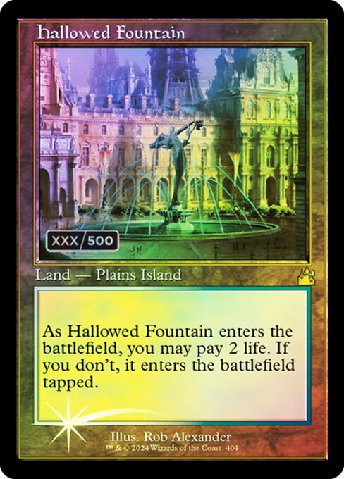 RVR: Hallowed Fountain (Retro Frame) (Serial Numbered) (Foil)