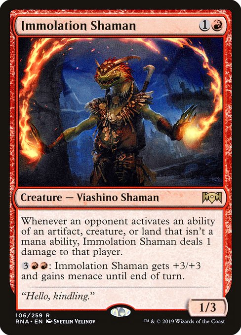 RNA: Immolation Shaman (Foil)