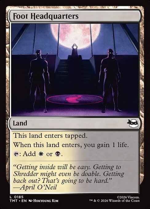 TMT: Foot Headquarters (Foil)
