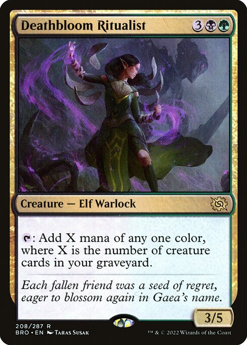 BRO: Deathbloom Ritualist (Foil)