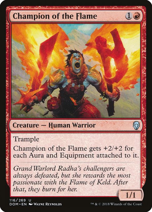 DOM: Champion of the Flame (Foil)