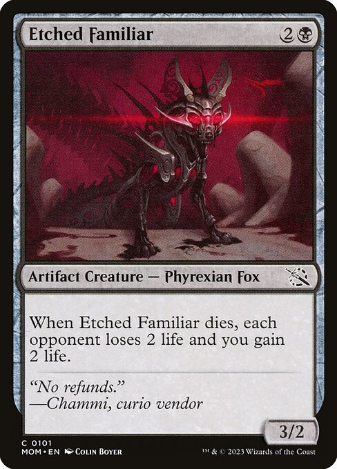 MOM: Etched Familiar (Foil)