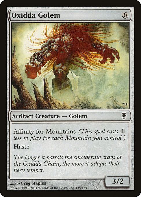 DST: Oxidda Golem