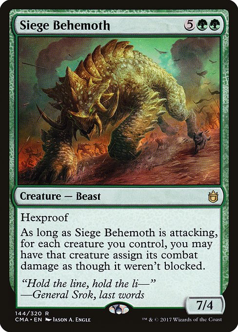CMA: Siege Behemoth