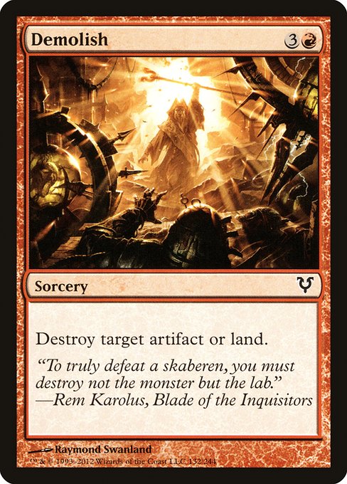 AVR: Demolish