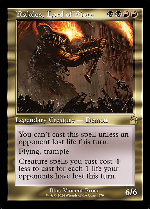 RVR: Rakdos, Lord of Riots (Retro Frame)