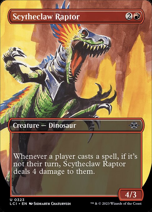 LCI: Scytheclaw Raptor (Borderless) (Foil)