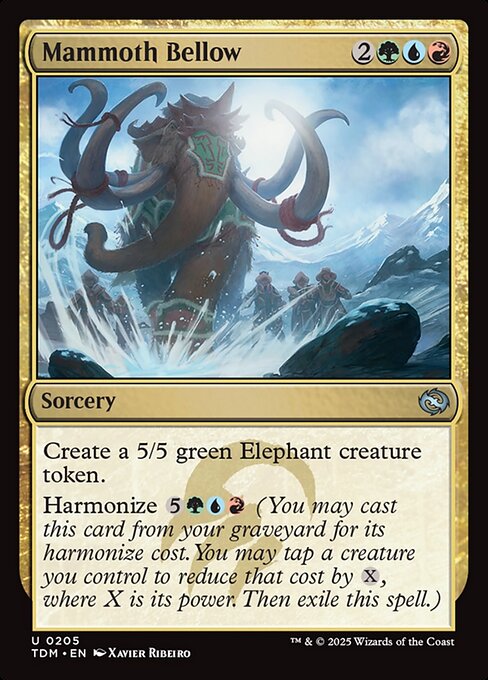 TDM: Mammoth Bellow (Foil)