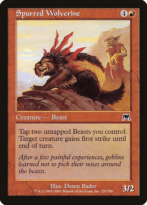 ONS: Spurred Wolverine (Foil)