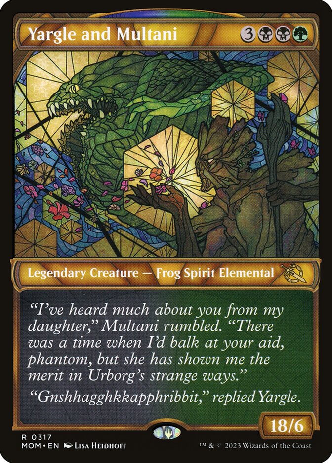 Yargle and Multani (Showcase) [Foil] :: MOM