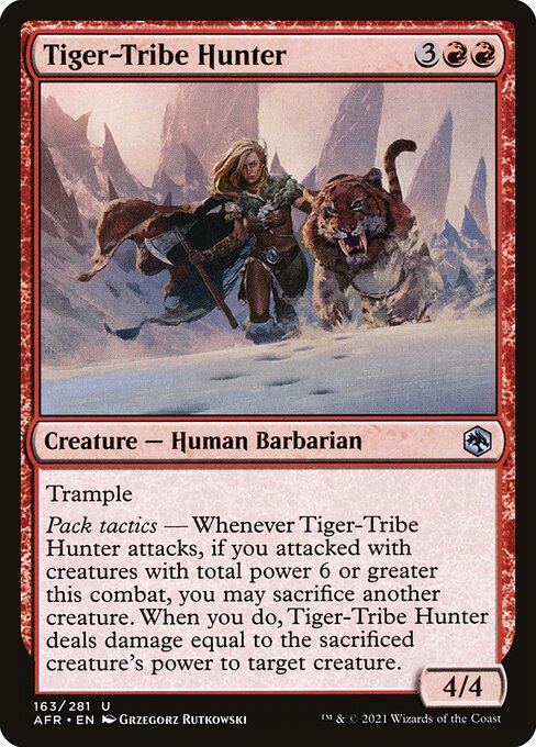 AFR: Tiger-Tribe Hunter (Foil)