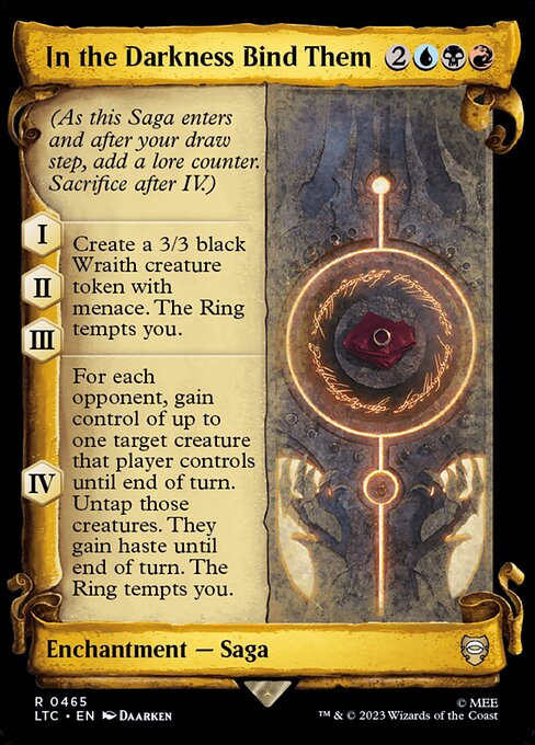 LTC: In the Darkness Bind Them (Showcase Scrolls) (Foil)