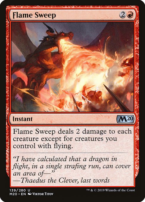 M20: Flame Sweep