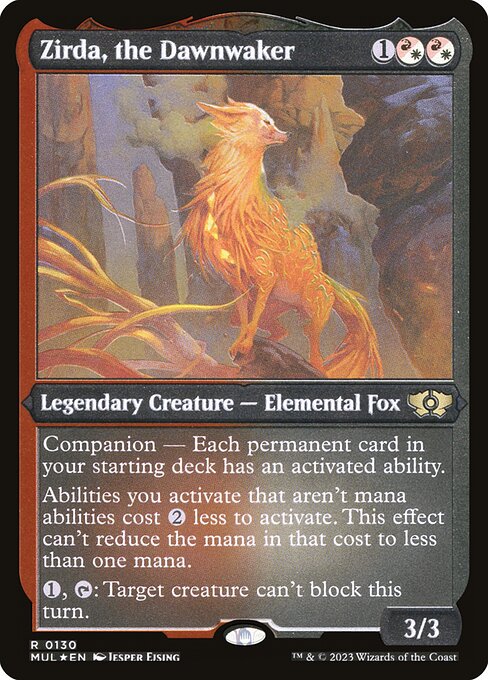 MUL: Zirda, the Dawnwaker (Foil Etched)