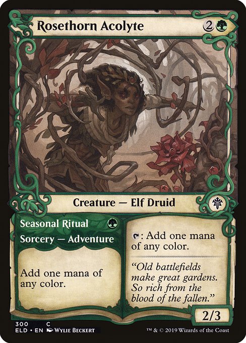 ELD: Rosethorn Acolyte (Showcase)