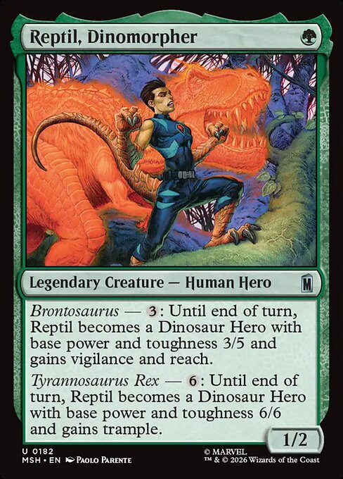 MSH: Reptil, Dinomorpher (Foil)