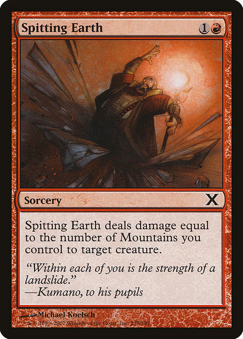 10E: Spitting Earth (Foil)
