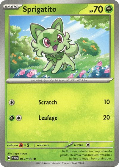 SVI: Sprigatito (Reverse Holofoil)