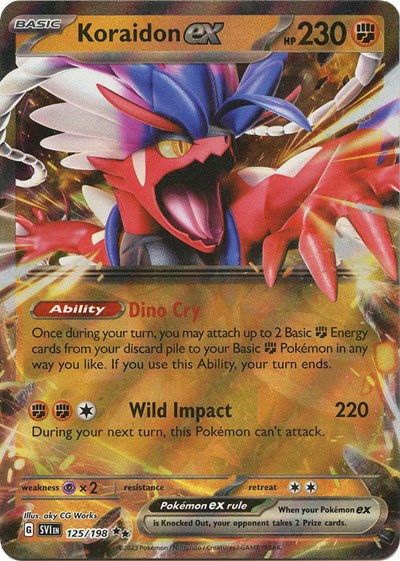 SVI: Koraidon ex - 125/198 (Holofoil)