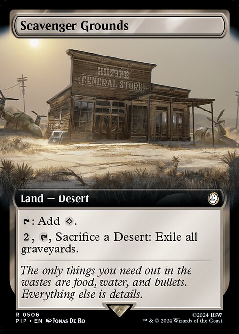 PIP: Scavenger Grounds (Extended Art) (Foil)