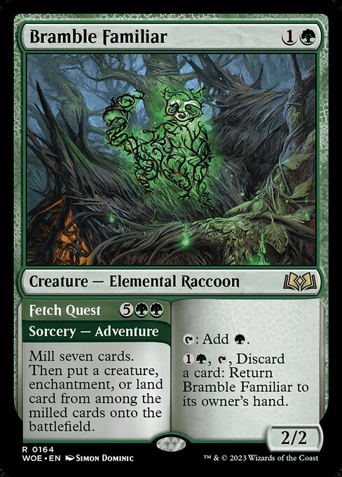 WOE: Bramble Familiar (Foil)