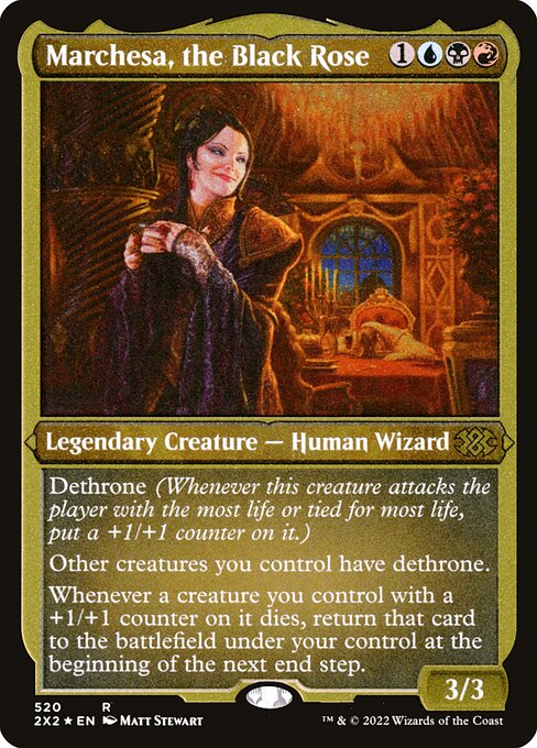 2X2: Marchesa, the Black Rose (Foil Etched)
