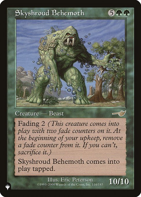 PLST: Skyshroud Behemoth