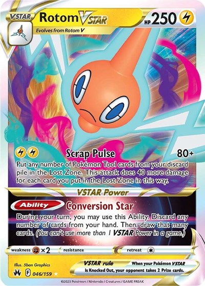 CRZ: Rotom VSTAR (Holofoil)