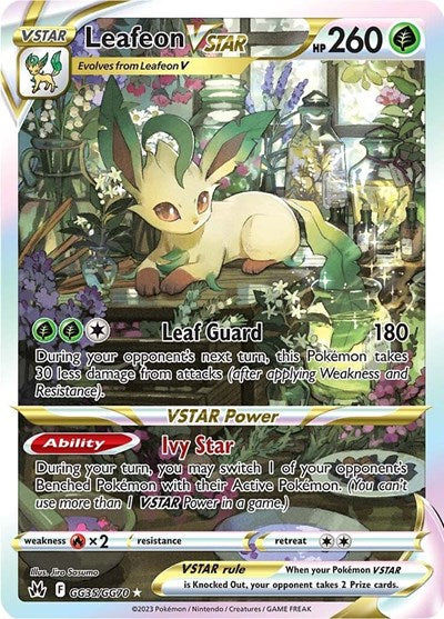 CRZ:GG: Leafeon VSTAR (Holofoil)