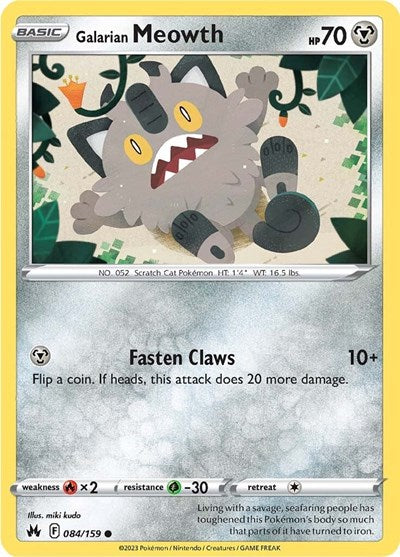 CRZ: Galarian Meowth
