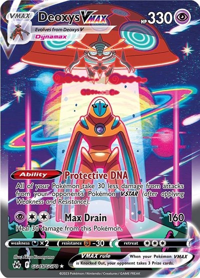 CRZ:GG: Deoxys VMAX (Holofoil)
