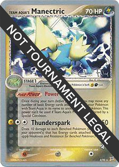 WCD: Team Aqua's Manectric - 2004 (Chris Fulop)