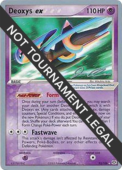 WCD: Deoxys ex - 2006 (Jason Klaczynski)