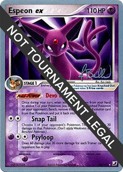 WCD: Espeon ex - 2006 (Jimmy Ballard)