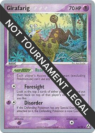 WCD: Girafarig - 2006 (Jason Klaczynski)