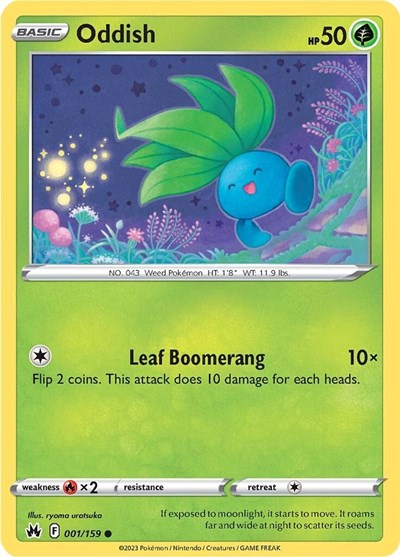 CRZ: Oddish (Reverse Holofoil)