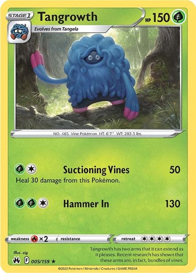 CRZ: Tangrowth (Reverse Holofoil)