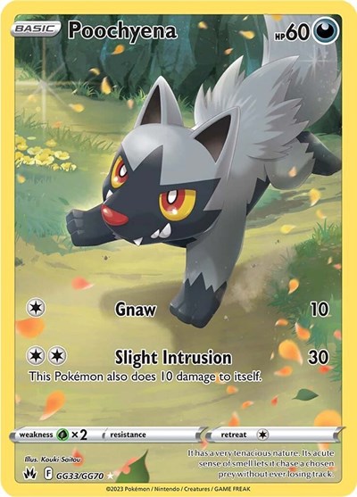 CRZ:GG: Poochyena (Holofoil)