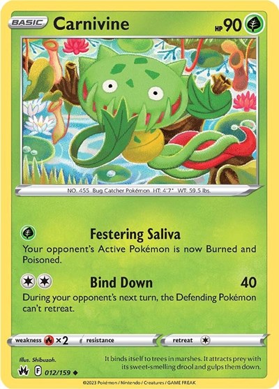 CRZ: Carnivine (Reverse Holofoil)