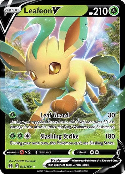 CRZ: Leafeon V (Holofoil)