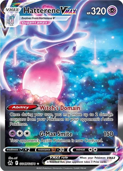CRZ:GG: Hatterene VMAX (Holofoil)