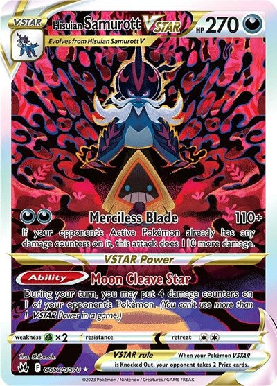 CRZ:GG: Hisuian Samurott VSTAR (Holofoil)