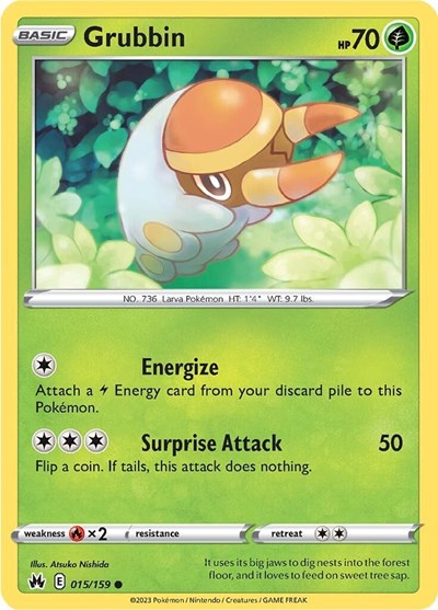 CRZ: Grubbin (Reverse Holofoil)