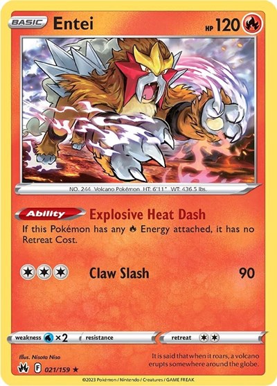 CRZ: Entei (Reverse Holofoil)
