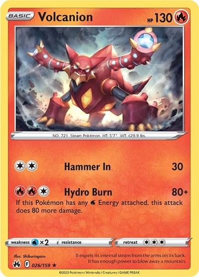 CRZ: Volcanion (Reverse Holofoil)
